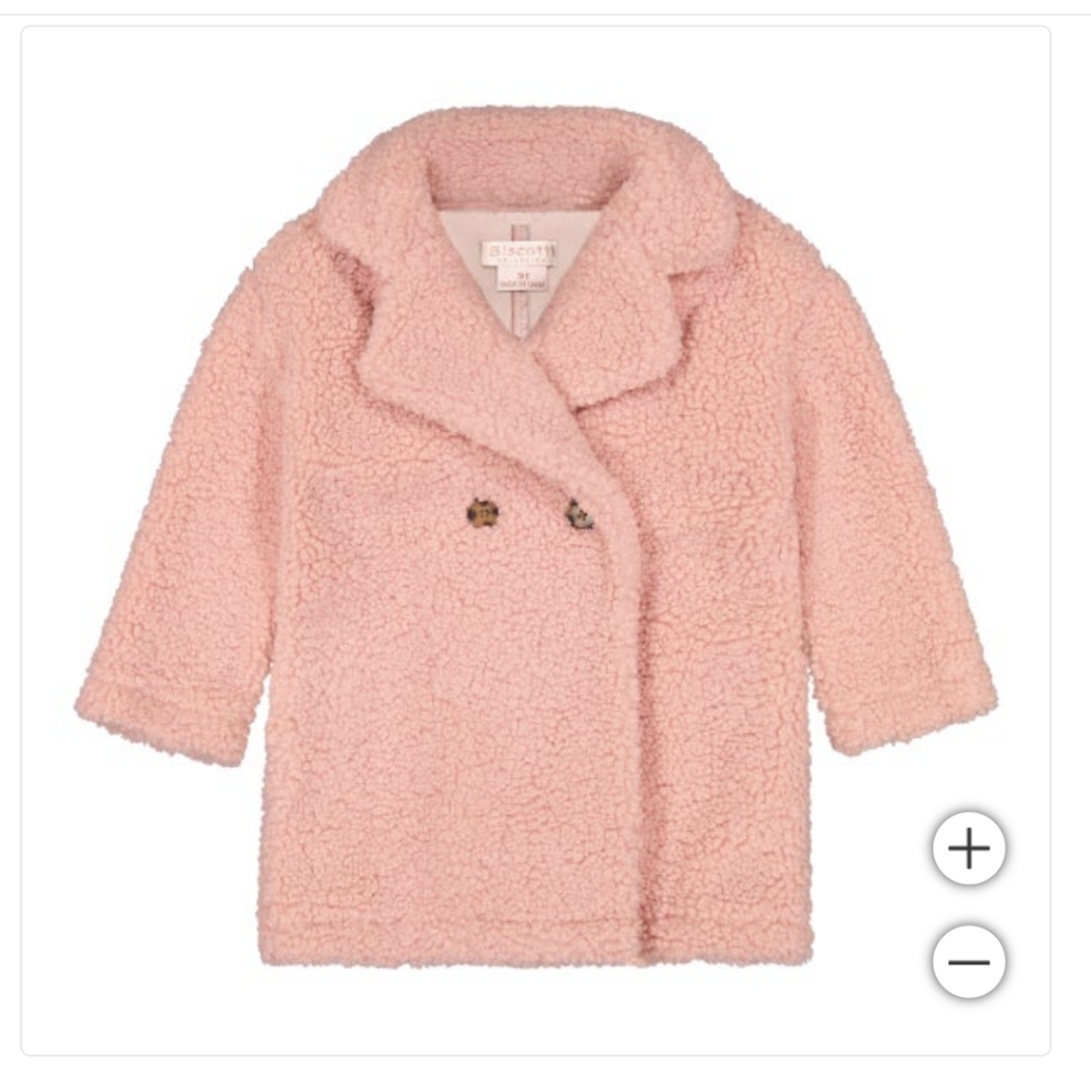 New! Biscotti Collezioni Kids' Girls Toddler Dress Coats Pink Color Size 4T NWT!